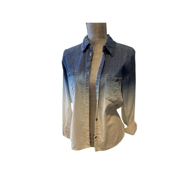 Democracy Ombré Denim Shirt - Picture 1 of 10